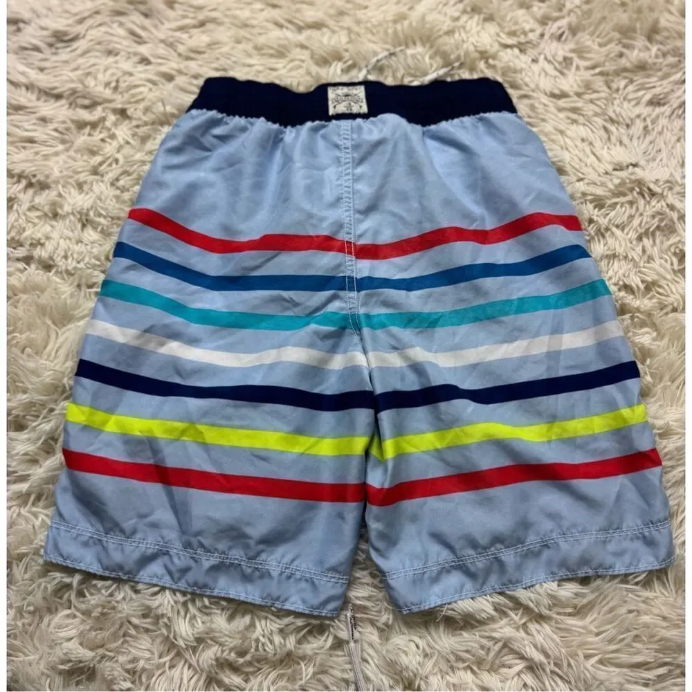 2 piece Boys Size 8 Rainbow & Colorful Boys Swimming Shorts by GAP and Trinity C